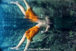 Underwater reflection by Manolis Tsantakis 
